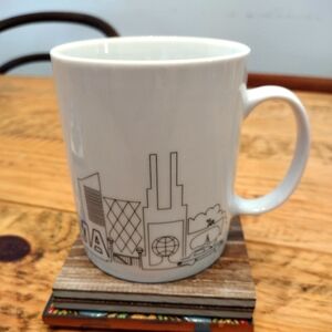 MoMA 2013 NY Cityscape White Ceramic Mug